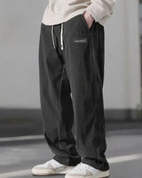 Milan - Lässige Cordhose in Schwarz