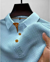 Tharic - Leichtes Poloshirt in Hellblau