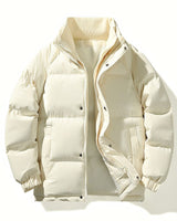Wasserdichte, wattierte Steppjacke für Herren im Freizeitstil - Nils in Beige