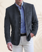 Philip - Komfortabler Freizeit-Blazer in Marineblau