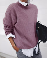 Zinnia - Ein bequemer und lässiger Damenpullover in Rosa