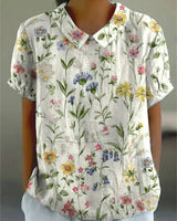 Inga - Bluse Mit Blumendruck in Floral 11