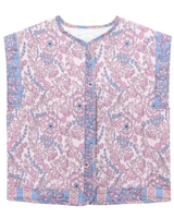 Isla | Damen Blumen Weste Mit Muster Und Komfort Design in Rosa