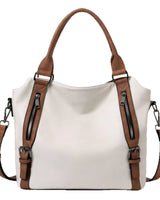 Isolde | Damen Hobo Bag Schultertasche in Beige