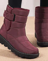 Isolde | Damen Orthopädische Gefütterte Stiefeletten mit Komfort Design und Stabiler Sohle in Rot