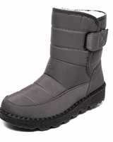 Isolde | Damen Orthopädische Gefütterte Stiefeletten mit Komfort Design und Stabiler Sohle in Grau