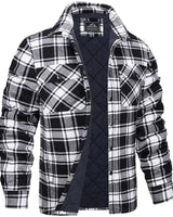Darius | Herren-Holzfällerjacke im karierten Design in Noir
