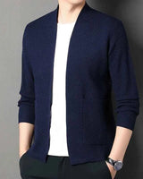 Jacquard Blazer Herren in Marineblau