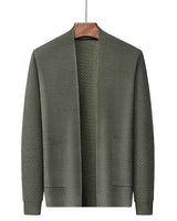 Jacquard Blazer Herren in Armeegrün