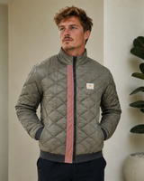 Jeremias | Herren Grüne Bomberjacke für Winter in Grün