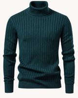 Strickpullover mit Rollkragen – Marius in Grün