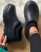 Jette | Damen Orthopädische Schuhe mit elastischem Oberteil in Schwarz