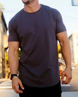 Angelo - Shape Shirt Mit Sportlichem Schnitt in Holzkohle