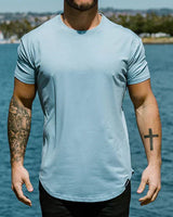 Eden™ | Formgebendes Dynamik-Shirt in Hellblau