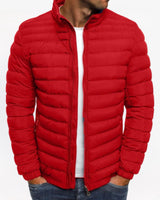 Kuldam – Stilvolle Pufferjacke Mit Reißverschluss in Rot