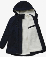 Josefa | Damen Winterjacke isoliert und warm mit Kapuze in Schwarz