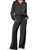 Lässiges Damen Loungeset - Luna in Schwarz
