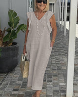 Roselyn - Müheloses Charmkleid in Grau