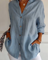 Xaelle  |  Elegantes Hemd in Blau