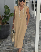 Roselyn - Müheloses Charmkleid in Khaki