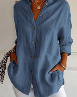 Philomara | Klassische Bluse in Dunkelblau