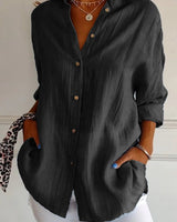 Philomara | Klassische Bluse in Schwarz