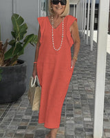Roselyn - Müheloses Charmkleid in Rot