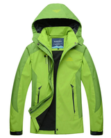 Juna | Damen Leichte Wasserdichte Regenjacke mit Kapuze in Grün