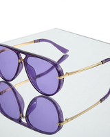 PrimeLens - Piloten Sonnenbrillen in Purple