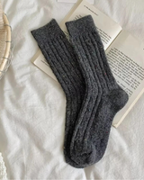 Kassandra | Damen Klassische Trachtensocken zum Oktoberfest in Dunkelgrau