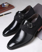 Klassische Monkstrap Herrenschuhe Für Hochzeit in Schwarz