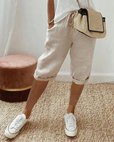 Liv | Sommer-Shorts aus Leinen-Mix (1+1 GRATIS) in Beige