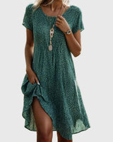 Rynissa - elegantes Midikleid in Grün