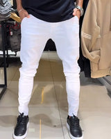 Tywin – Bequeme Hose Mit Seitentaschen in Weiß