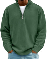 Mazur | Stilvoller, lässiger Pullover in oliv