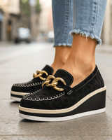 Lässige Slipper Bequeme Stilvolle Schuhe in Schwarz