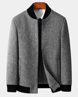 Ludjic| Elegante Winterjacke für Männer in Grau
