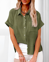 Laurice - Leichte Sommerbluse für Damen in Grün