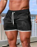 Leander | Herren Badehose Schnelltrocknend Shorts in Schwarz