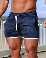 Leander | Herren Badehose Schnelltrocknend Shorts in Dunkelblau
