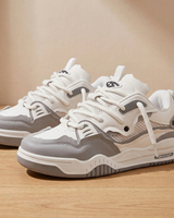 Leander | Herren Orthopädische Sneaker mit dicker Sohle in Grau