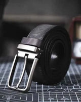Ledergürtel Herren in Schwarz
