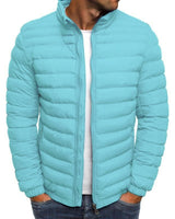 Leichte Steppjacke Herren Modern in Hellblau