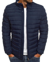 Leichte Steppjacke Herren Modern in Schwarz