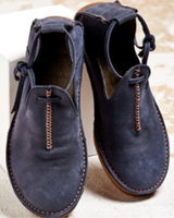 Leonie | Damen Schnür-Stiefeletten in Blau