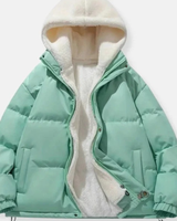Lina | Damen Komfort Outdoor Winterjacke in Mintgrün