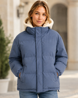 Lina | Damen Komfort Outdoor Winterjacke in Blau