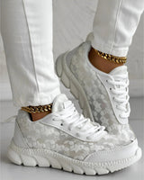 Liora | Damen Schnürsneaker in Weiß