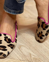 Liselotte | Damen Leopardenmuster Ballerinas in Braun