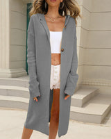 Arell | Gestrickte Strickjacke in Grau